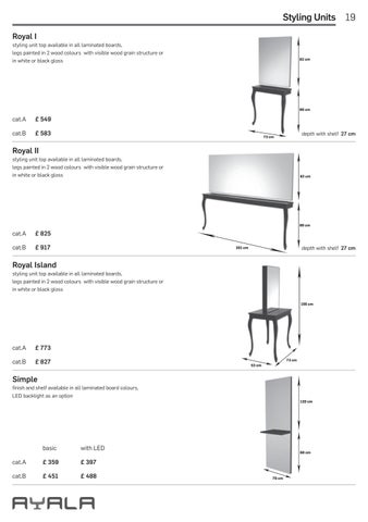 Ayala Salon 家具 全集 价格表 : Salon 家具 第 19 页