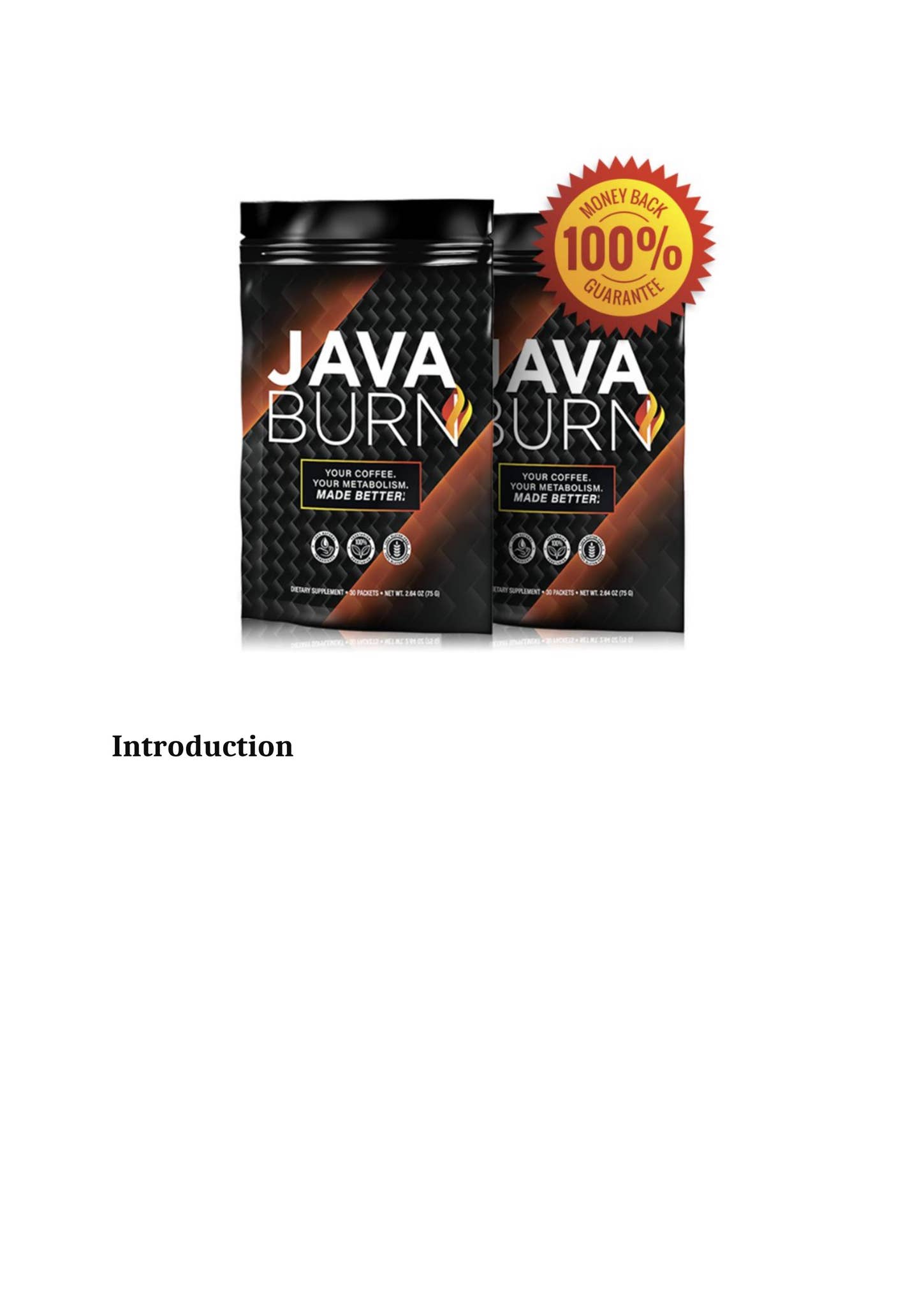 Java Burn Weight Loss Reviews Natural Health Product in USA? by ...