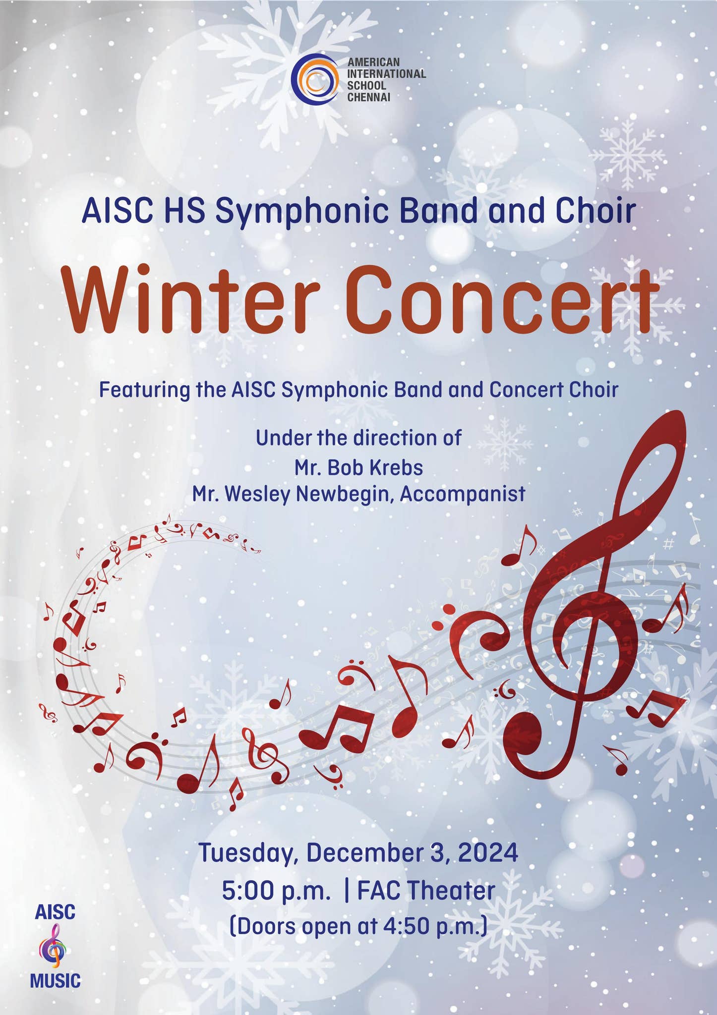 Hs Winter Concert Program 2024 2025 By American International School