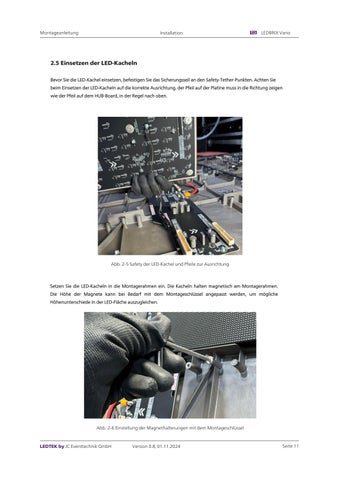 LEDBRIX Indoor Kurzanleitung 第 11 页