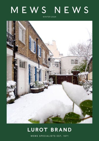 Lurot Brand's Winter Mews News 2024