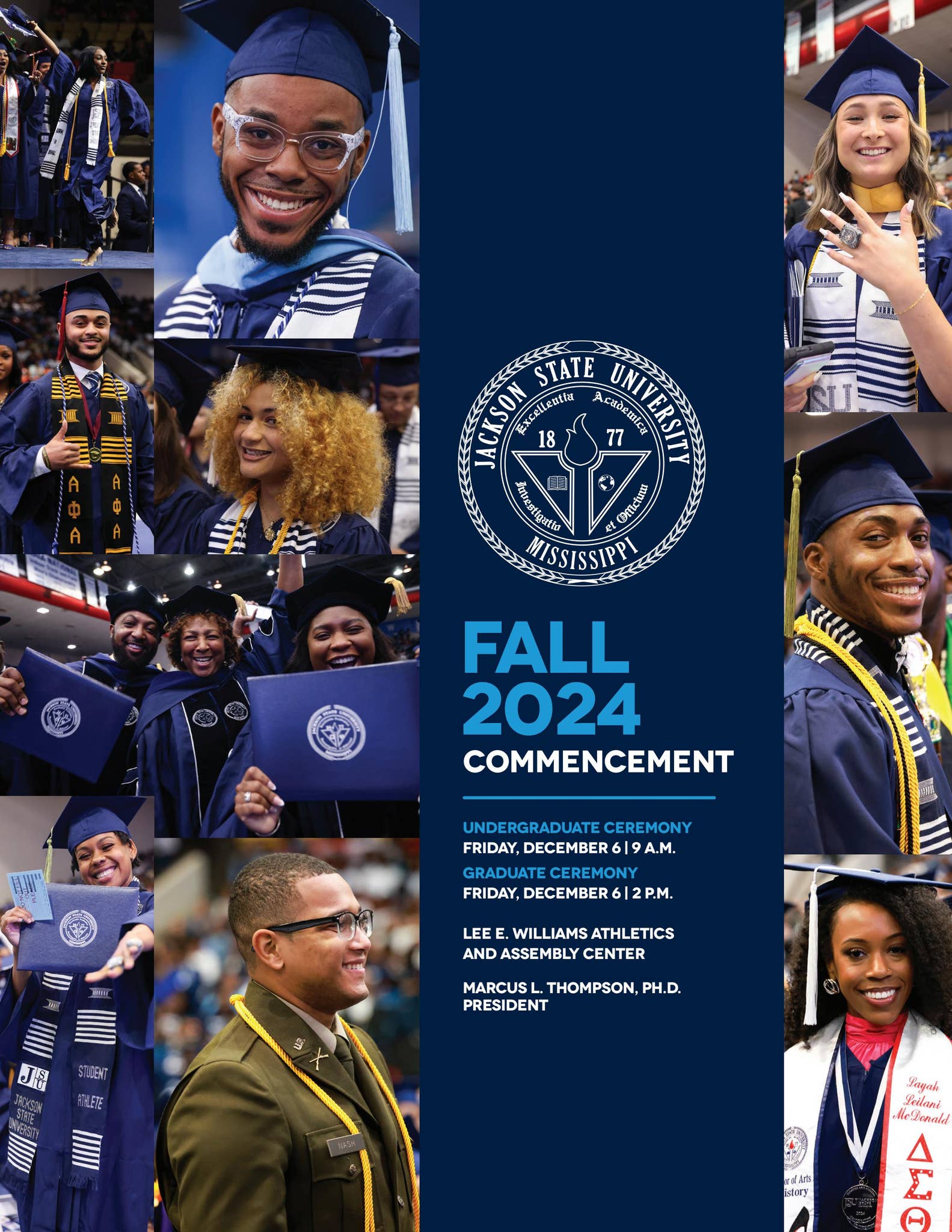 JSU Fall 2024 Commencement Book by jacksonstateu Issuu
