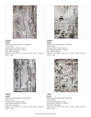 Lavin Rugs Fall 灯饰产品集 2024 第 10 页