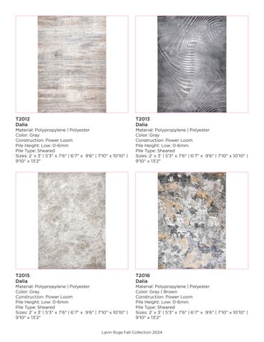 Lavin Rugs Fall 灯饰产品集 2024 第 20 页