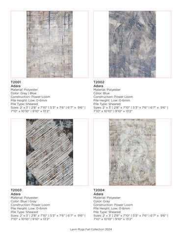 Lavin Rugs Fall 灯饰产品集 2024 第 3 页