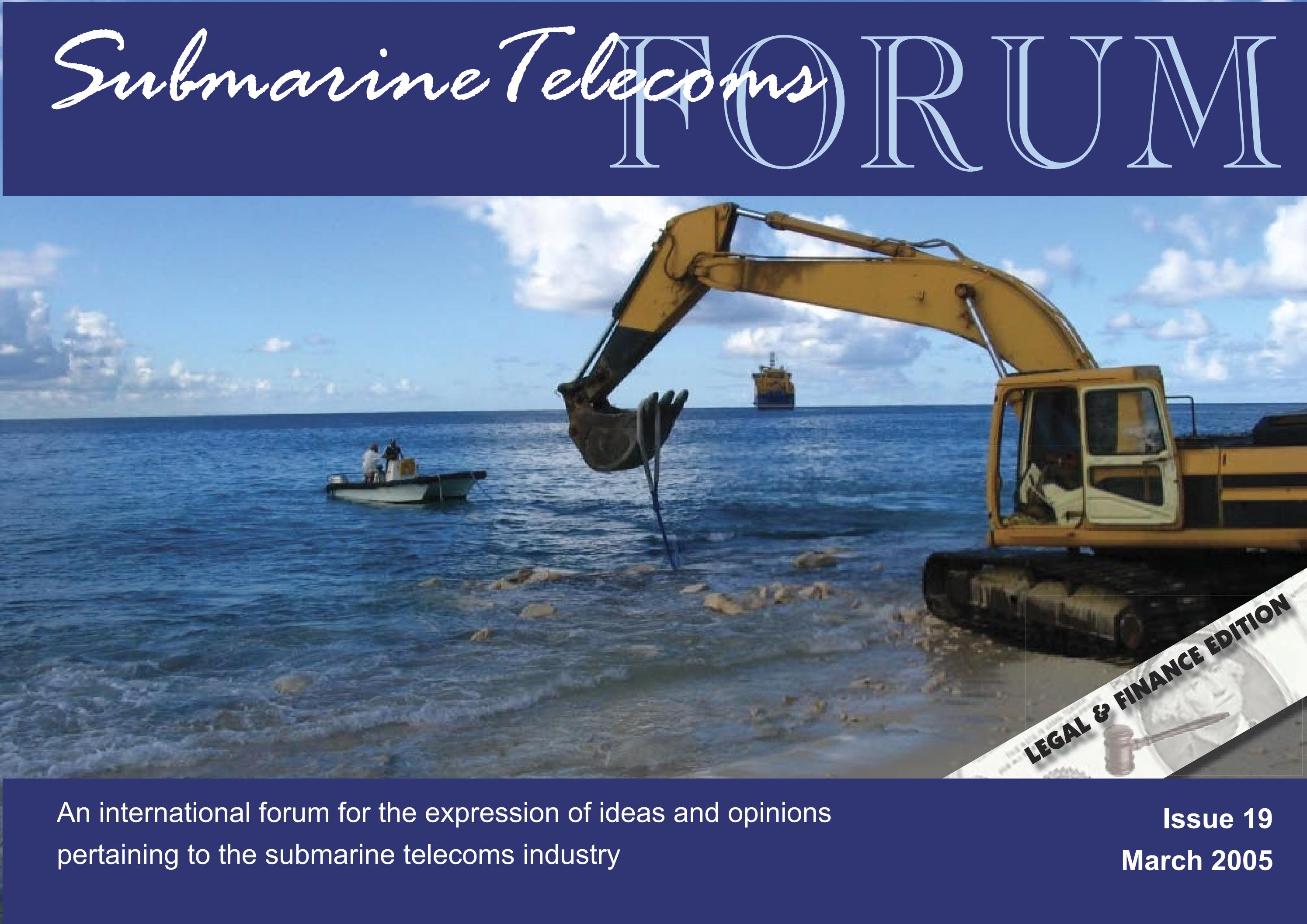 SubTel Forum Issue #19 - Legal and Finance cover
