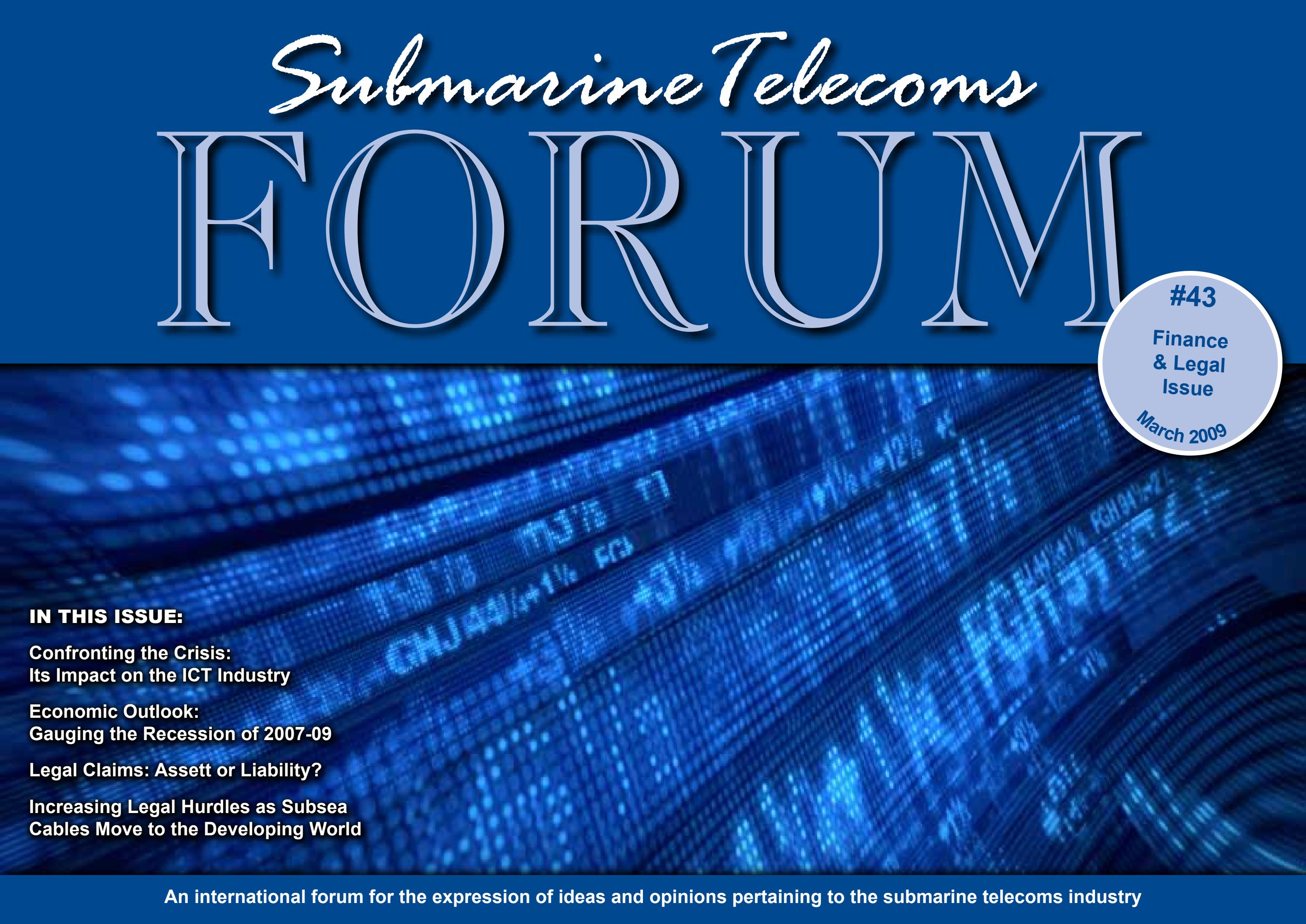 SubTel Forum Issue #43 - Finance & Legal cover