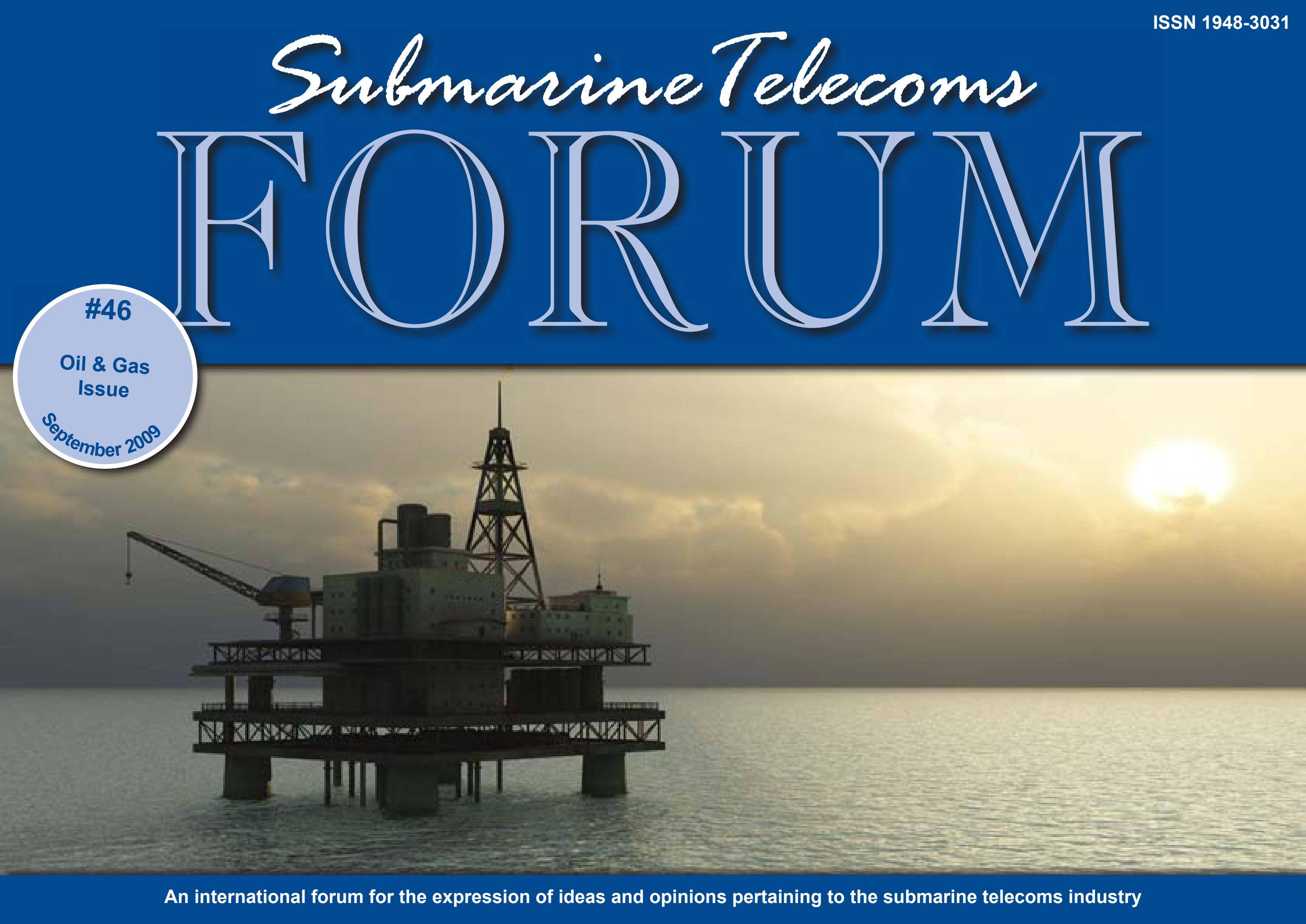 SubTel Forum Issue #46 - Oil & Gas cover