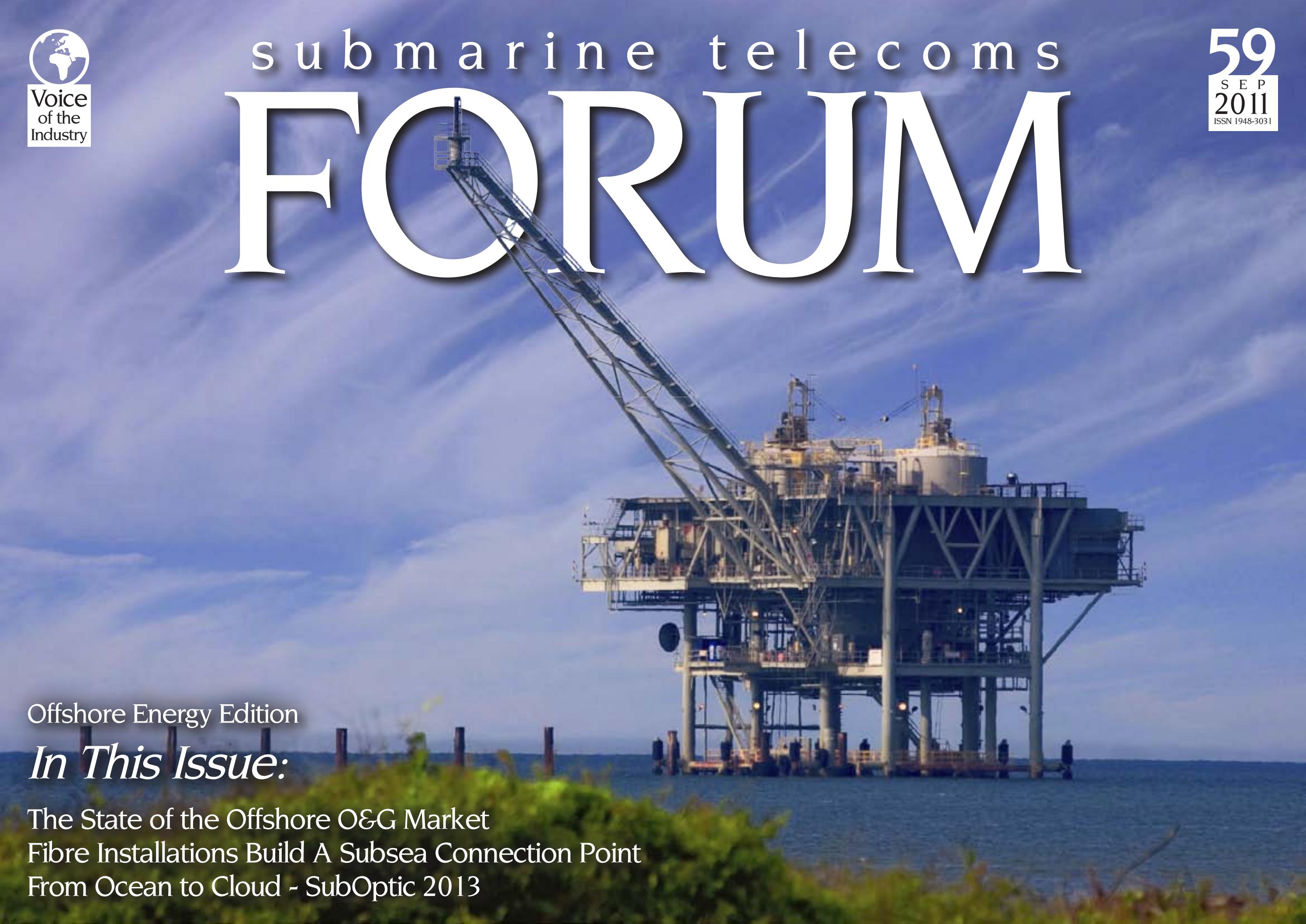 SubTel Forum Issue #59 - Offshore Energy cover