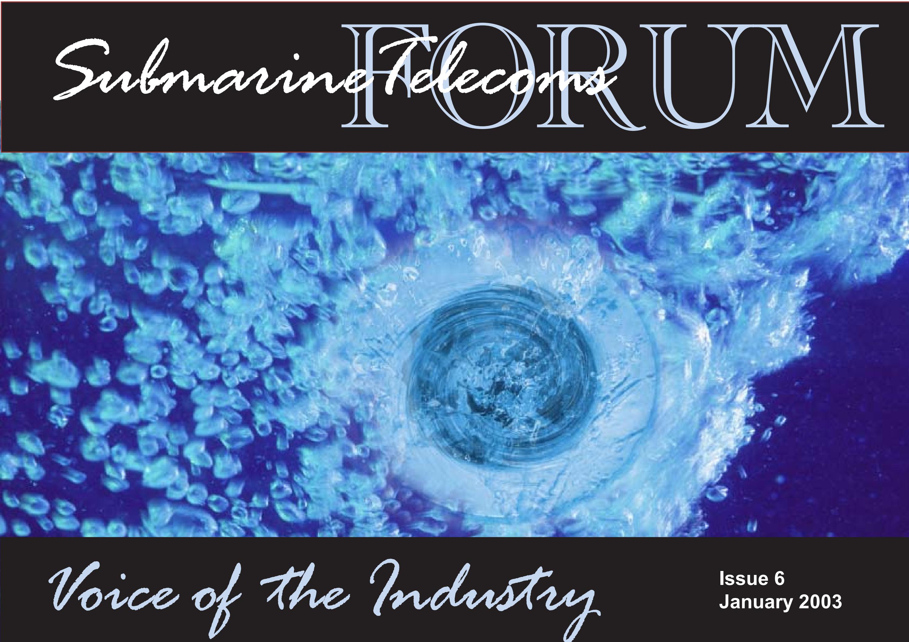 SubTel Forum Issue #6 - International Infrastructure Developments cover