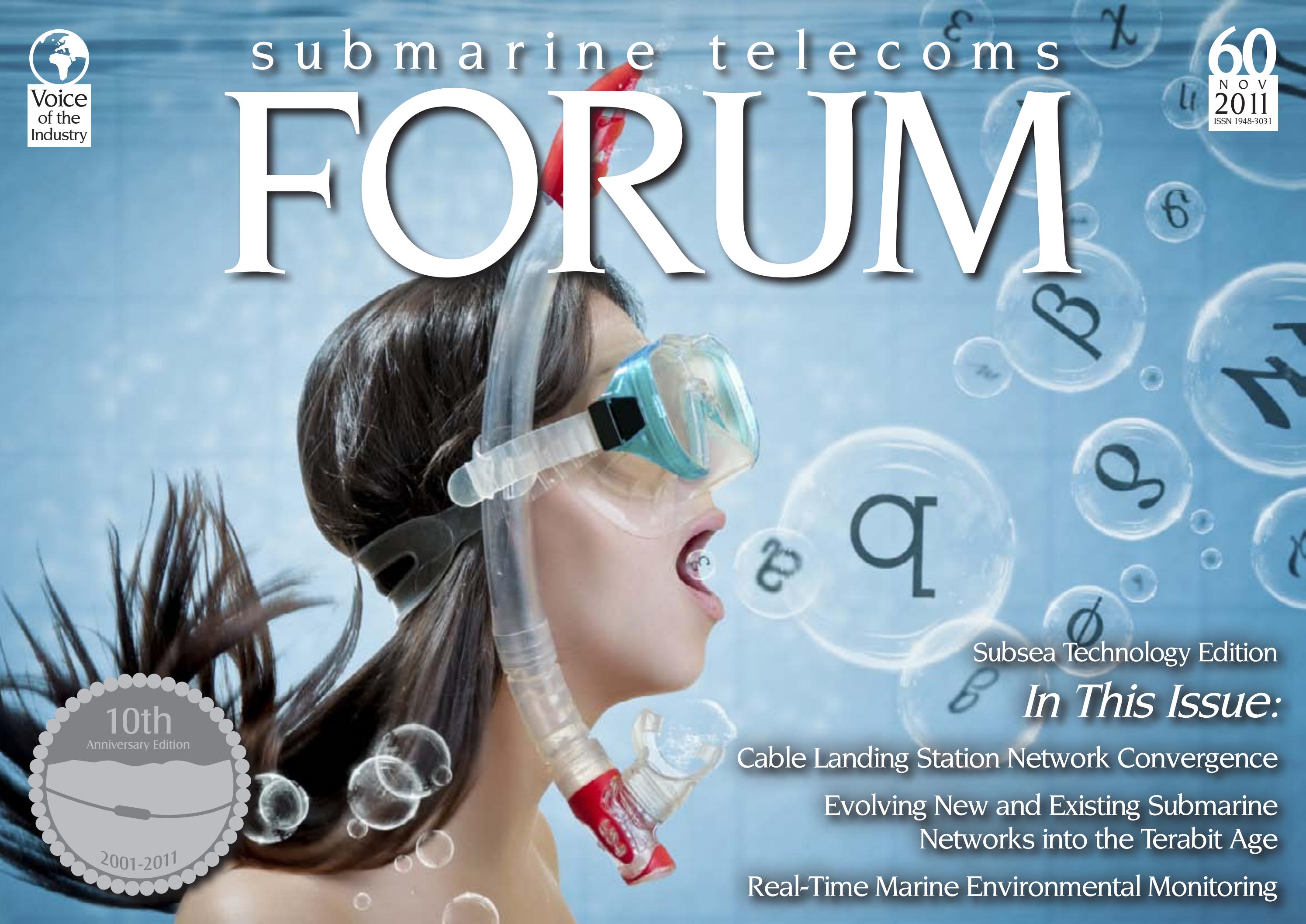 SubTel Forum Issue #60 - Subsea Technology cover