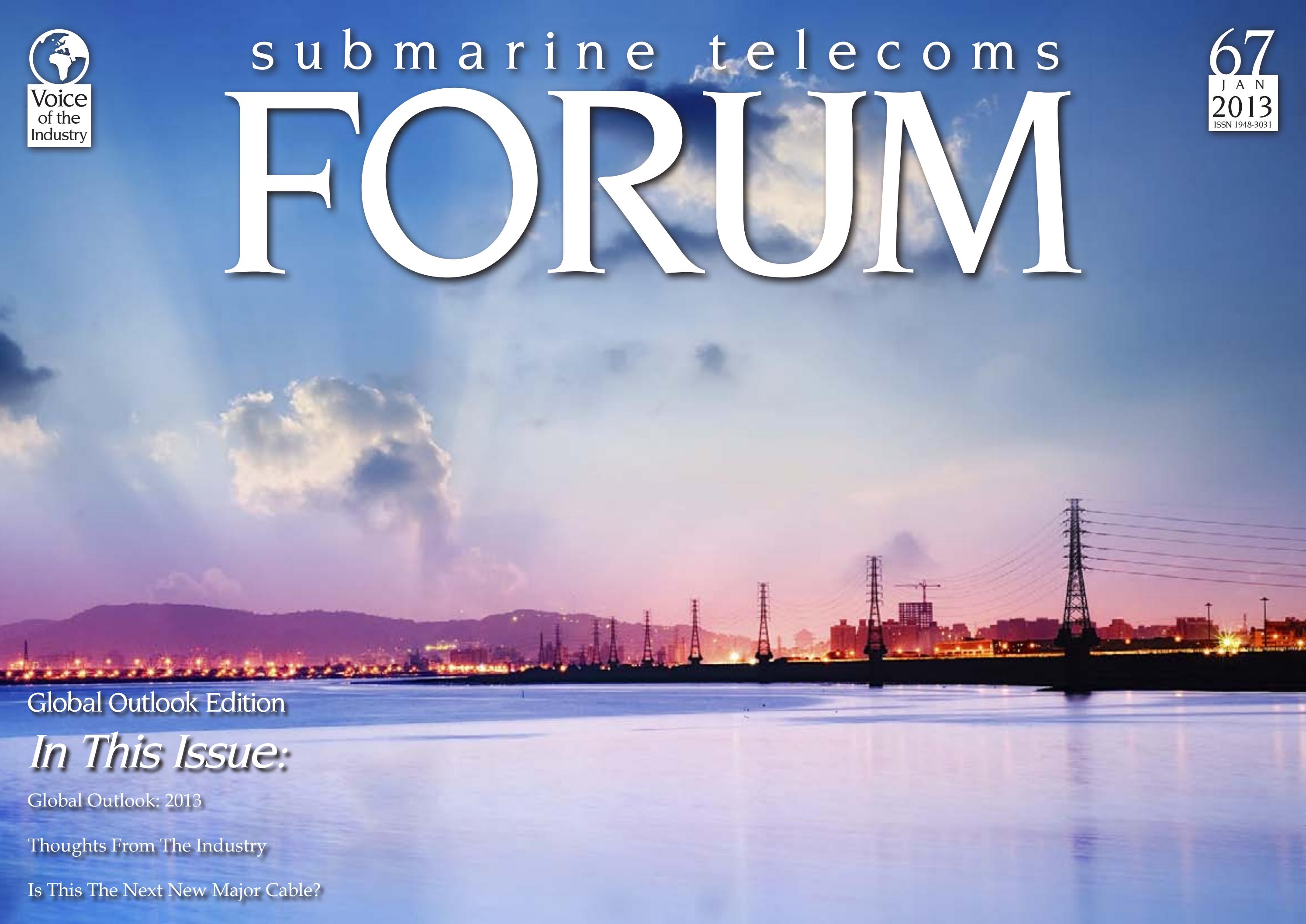 SubTel Forum Issue #67 - Global Outlook cover