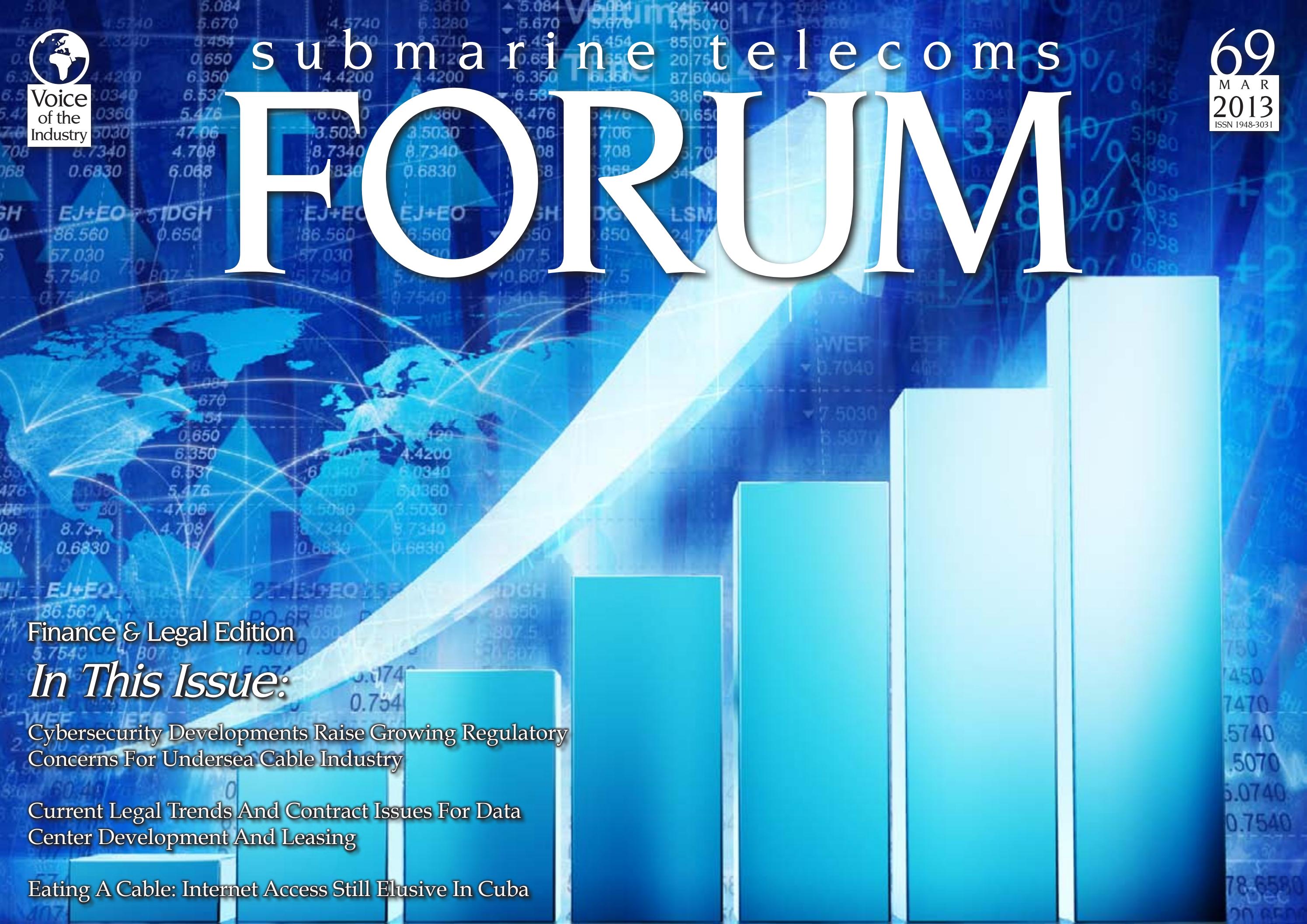 SubTel Forum Issue #69 - Finance & Legal cover