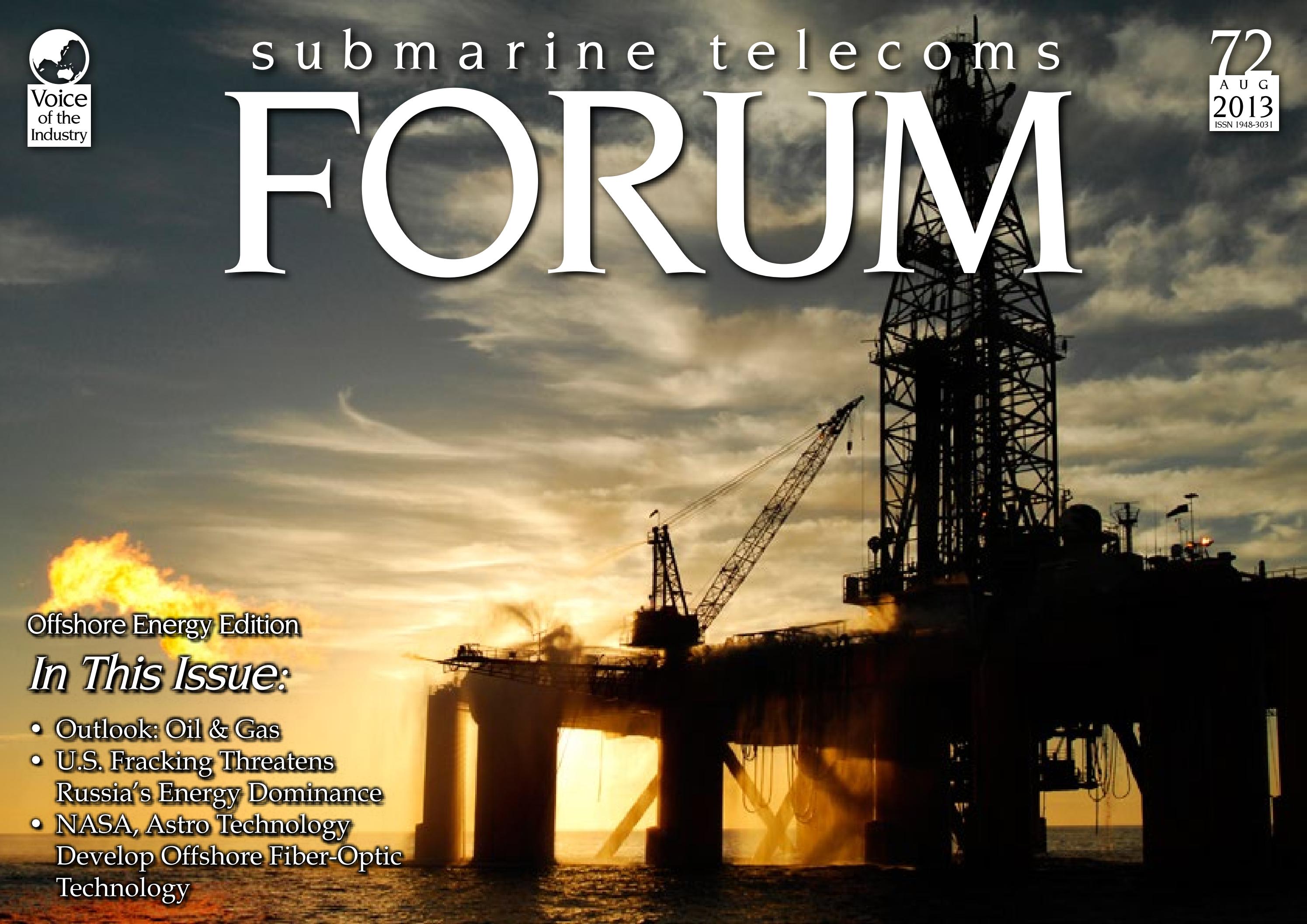 SubTel Forum Issue #72 - Offshore Energy Edition cover