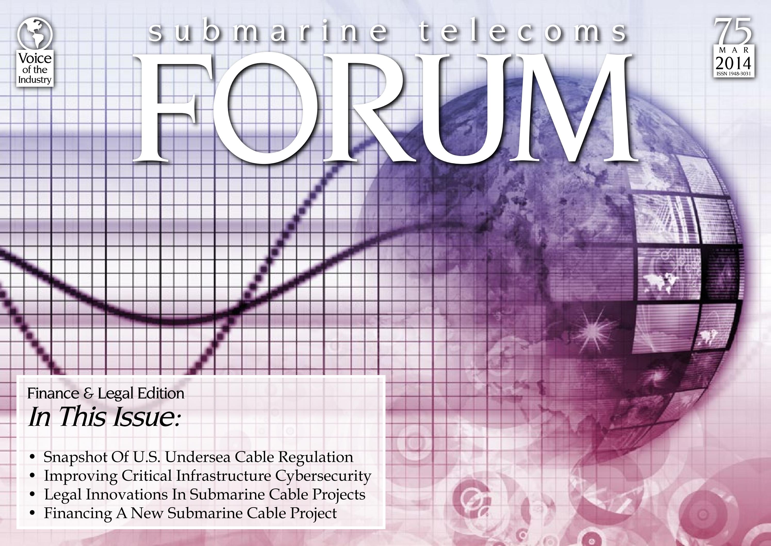 SubTel Forum Issue #75 - Finance & Legal cover