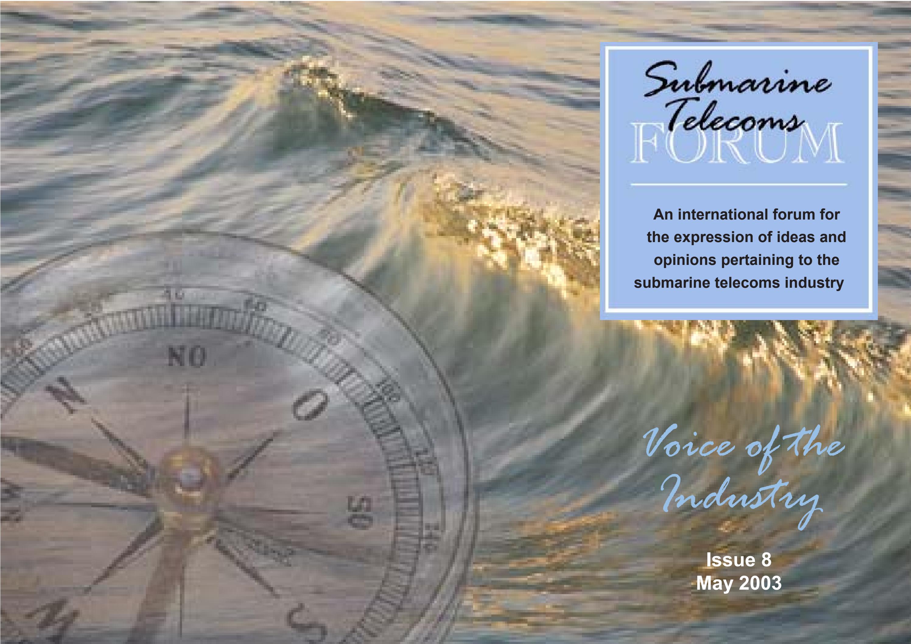 SubTel Forum Issue #8 - The State of the Submarine Telecoms Industry cover