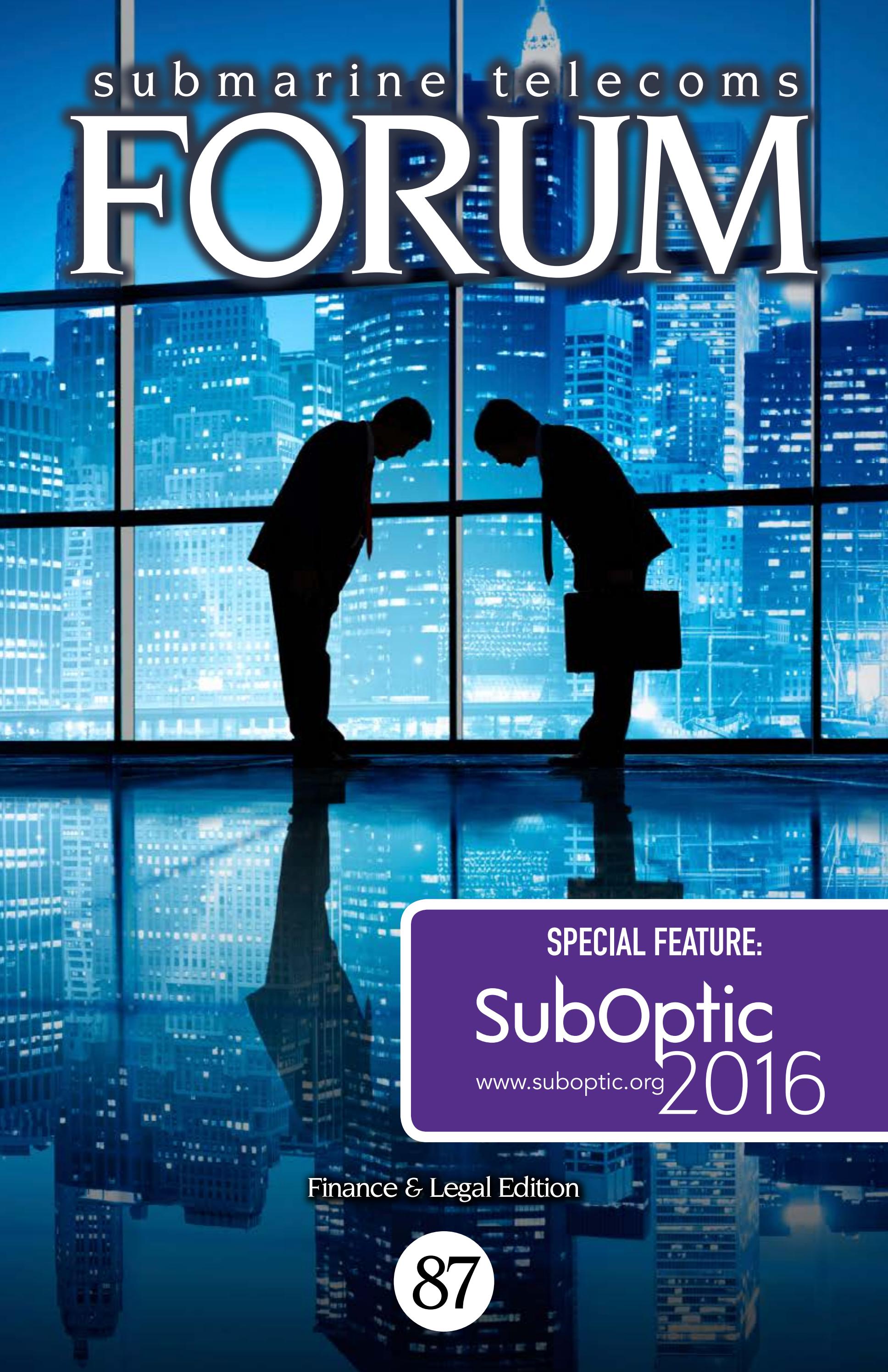 SubTel Forum Issue #87 - Finance & Legal cover