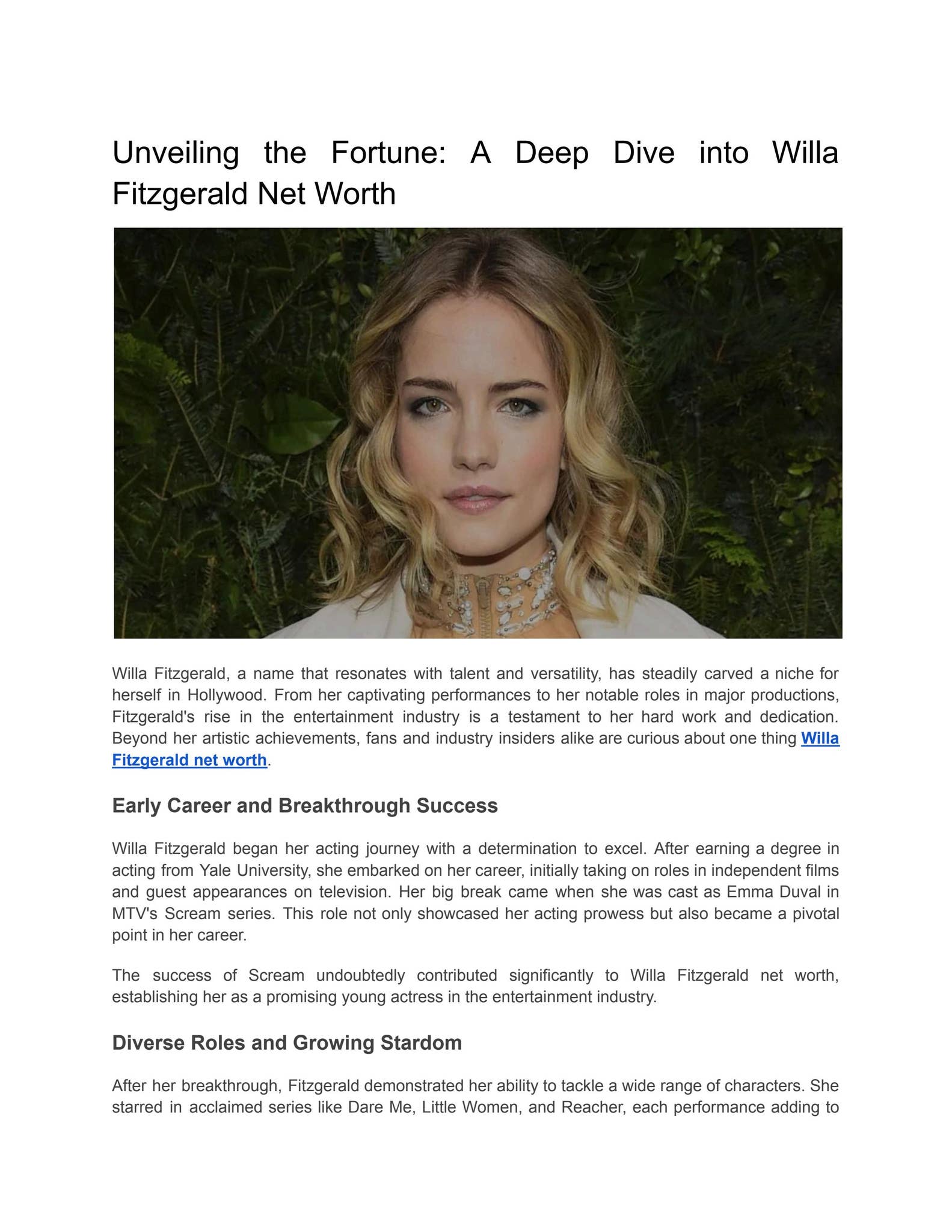 Unveiling the Enigmatic Willa Holland Relationships: A Dive into Her Love Life