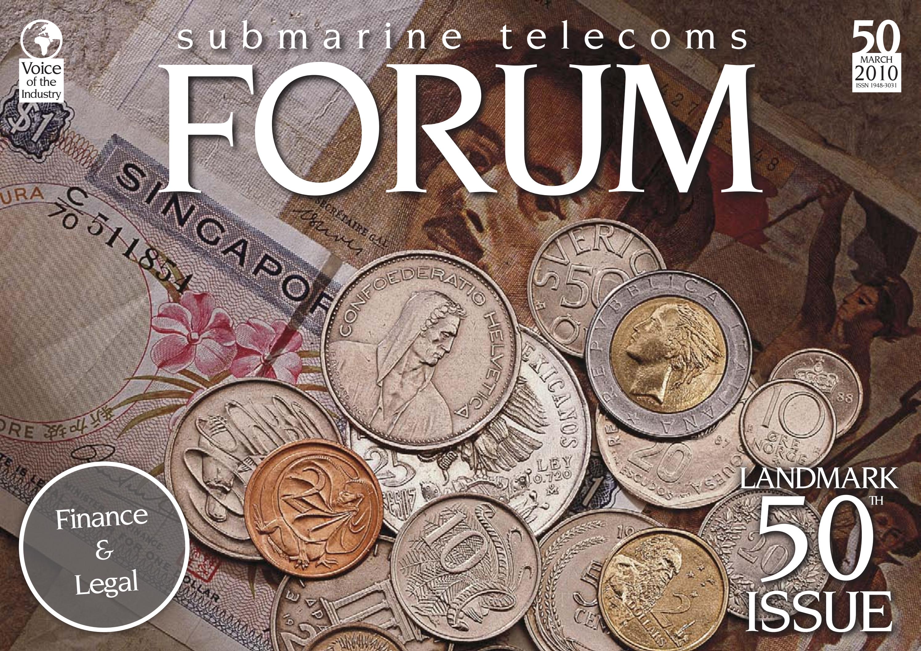 SubTel Forum Issue #50 - Finance & Legal cover