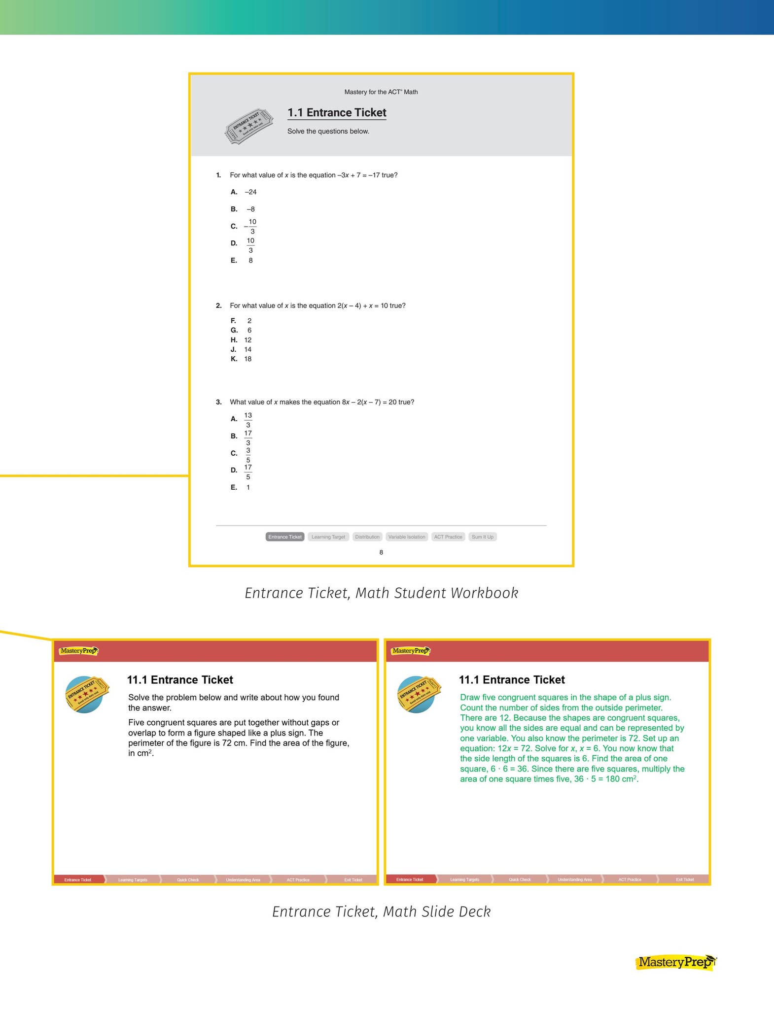 Sample | Mastery for the ACT by MasteryPrep - Issuu