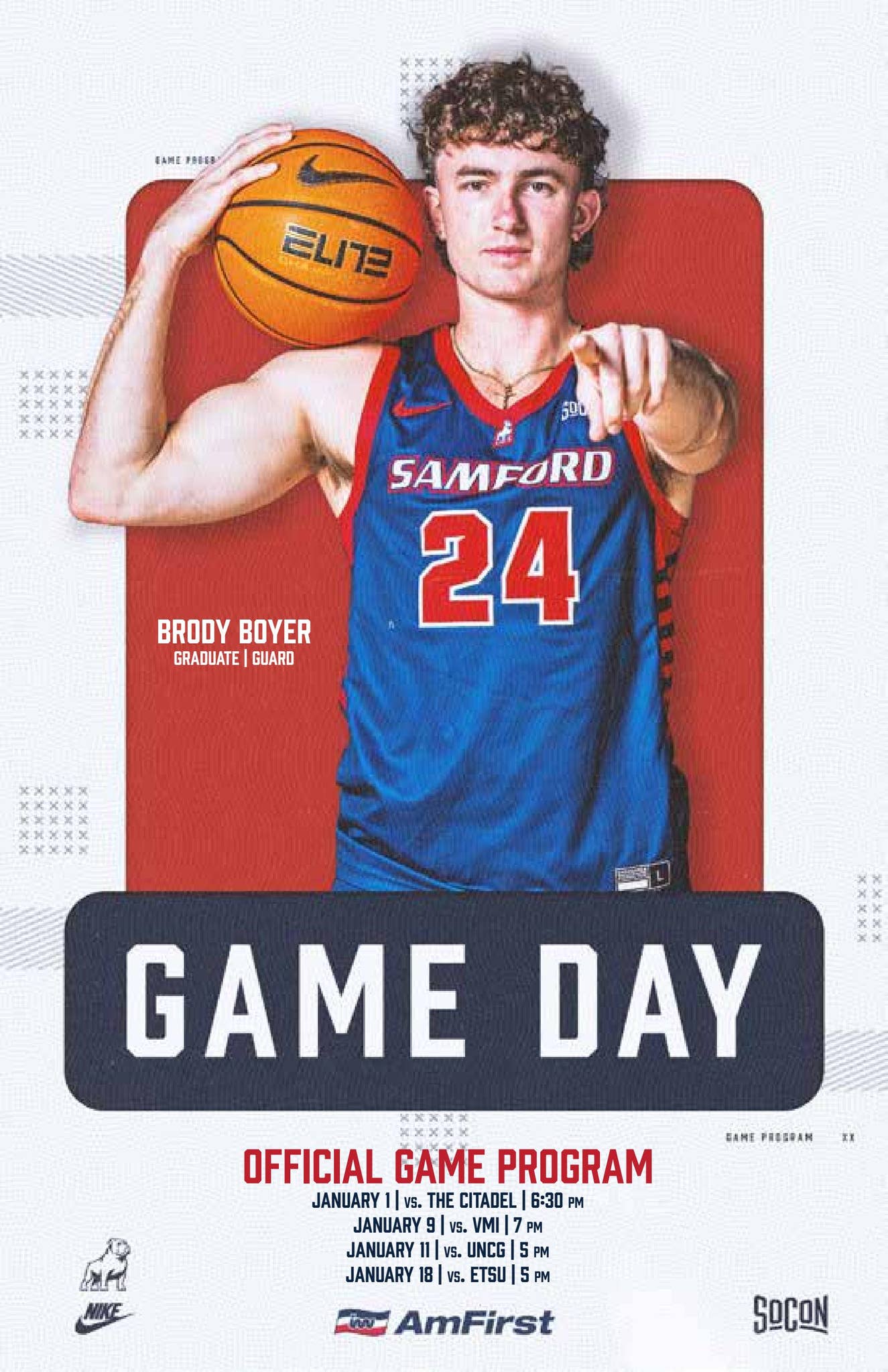 samford basketball roster