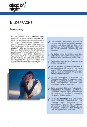 CI Richtlinie Akador Night 第 14 页