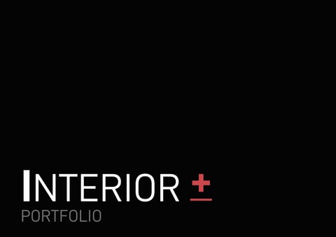 Interior design portfolio