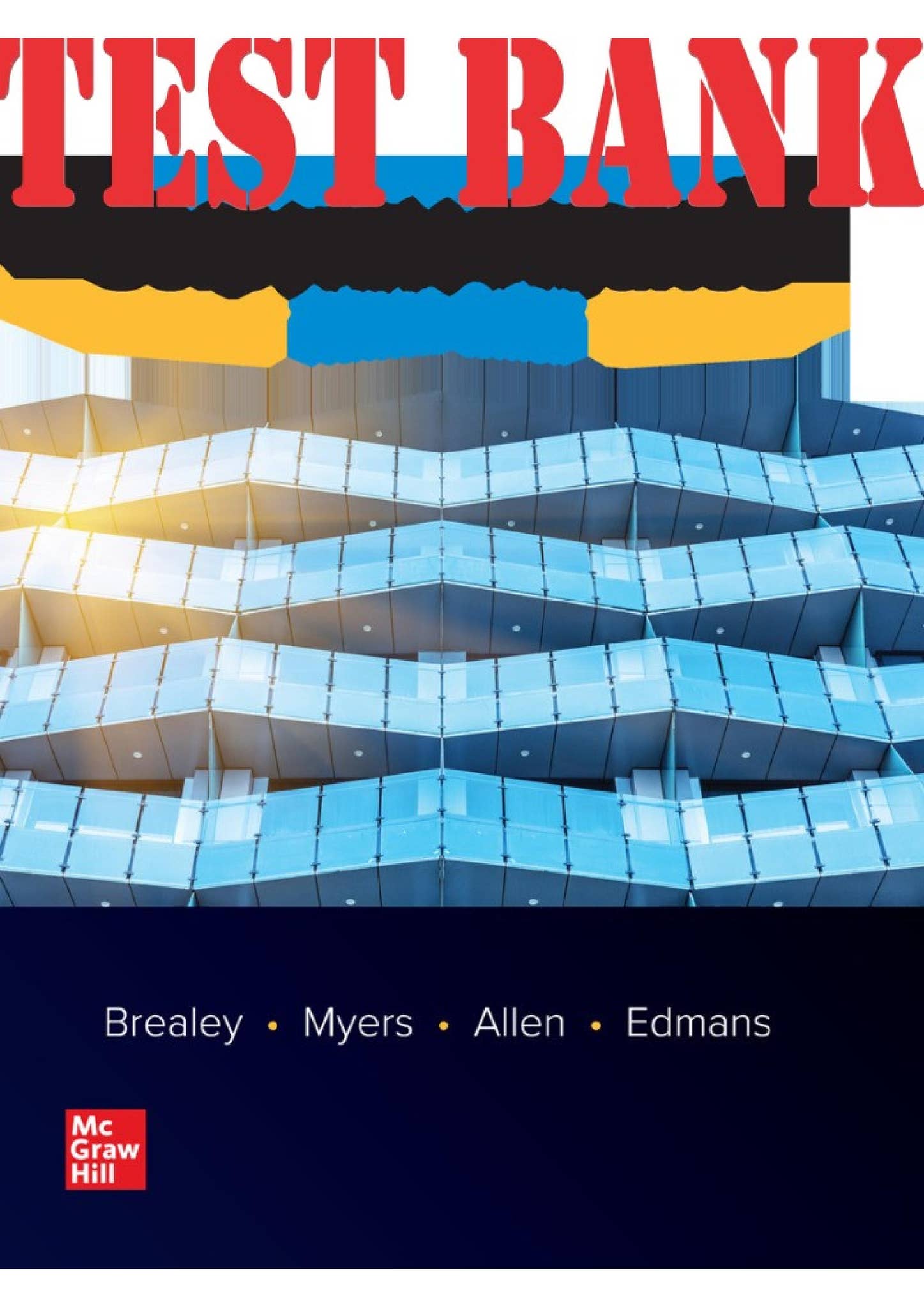 Test Bank for Principles of Corporate Finance 14th Edition