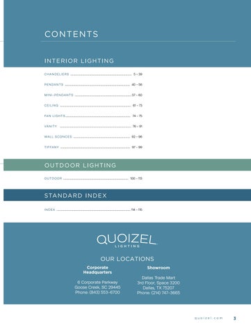 QUOIZEL JAN 2025 灯饰目录 Supplement 第 3 页