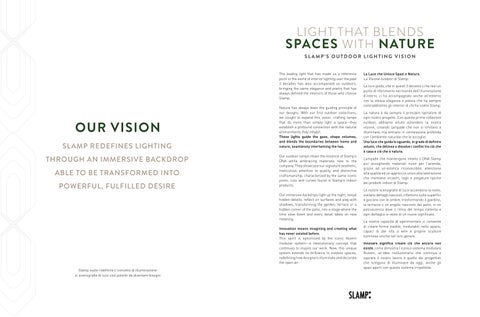 Slamp 设计师 Leuchten 户外 Garten 目录 2025 第 2 页