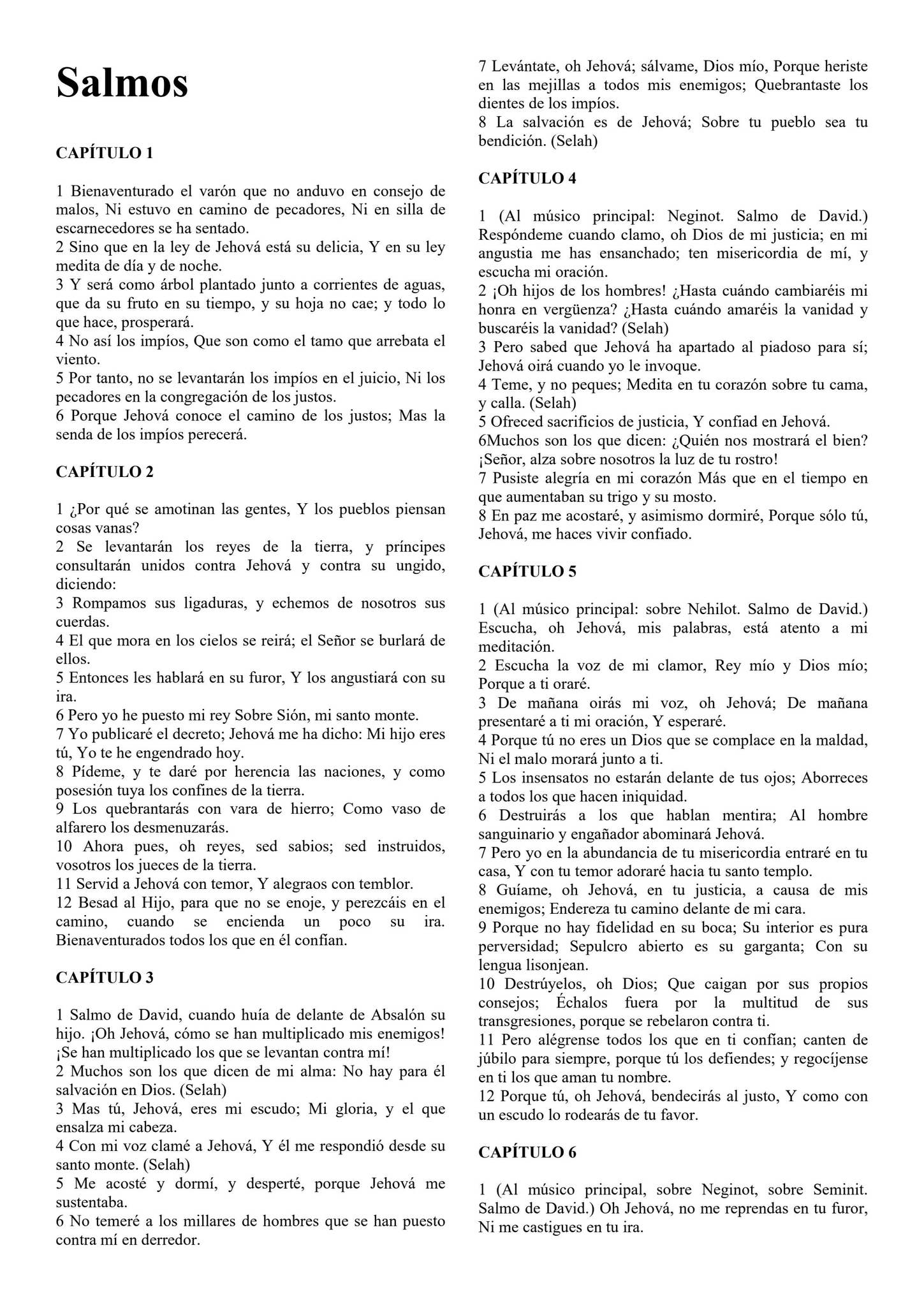 Spanish - The Book of Psalms by Filipino Tracts and Literature Society ...