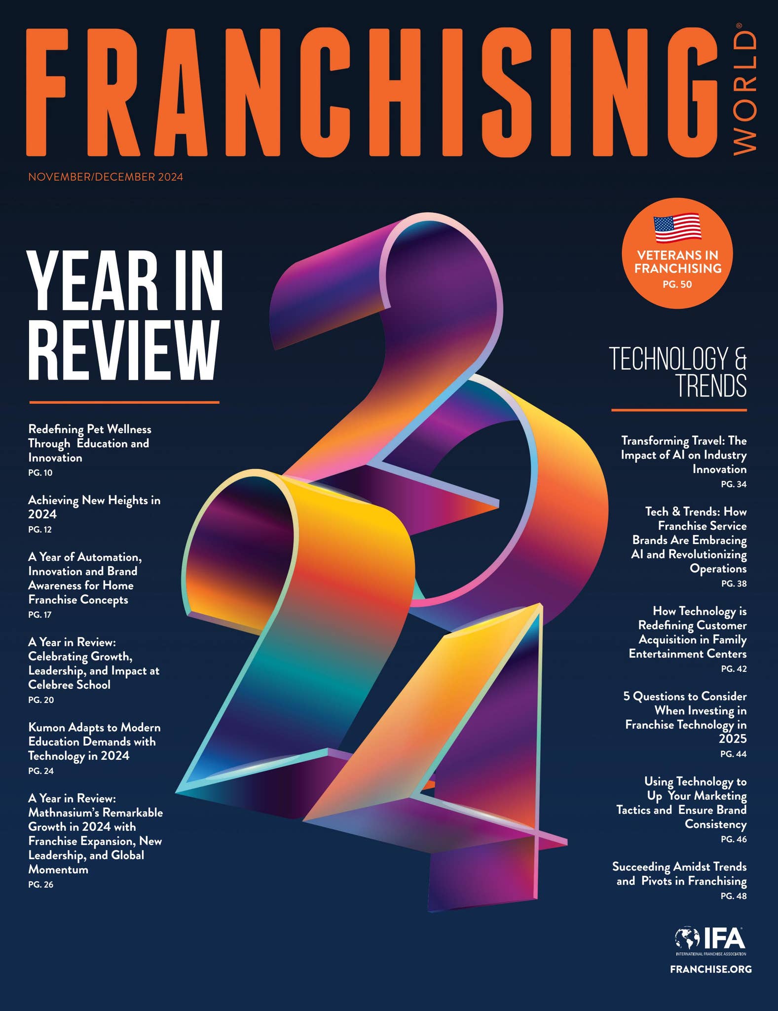 Franchising World - Nov/Dec 2024 by International Franchise Association -  Issuu, image size:1577x2048