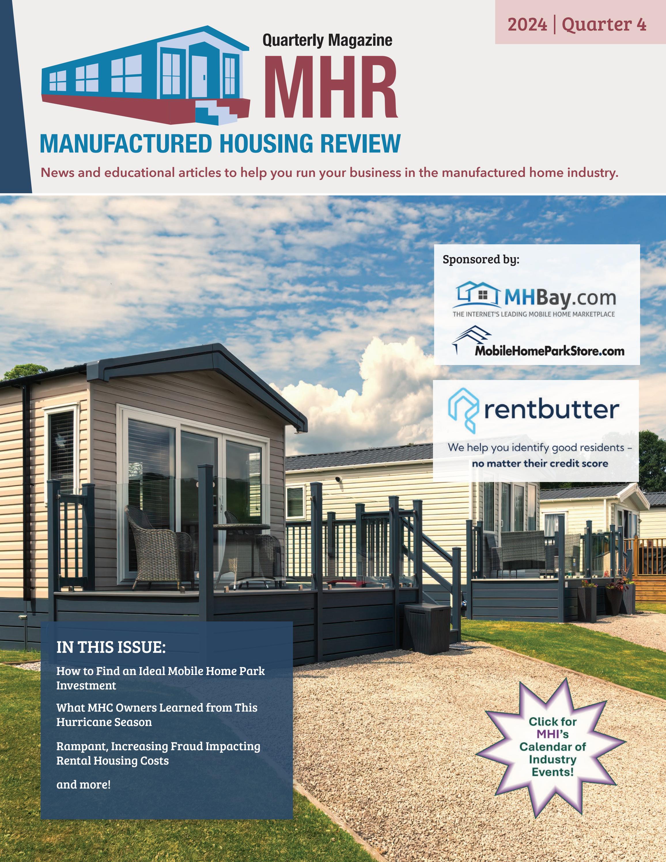 Manufactured Housing Review - 2024 Q4