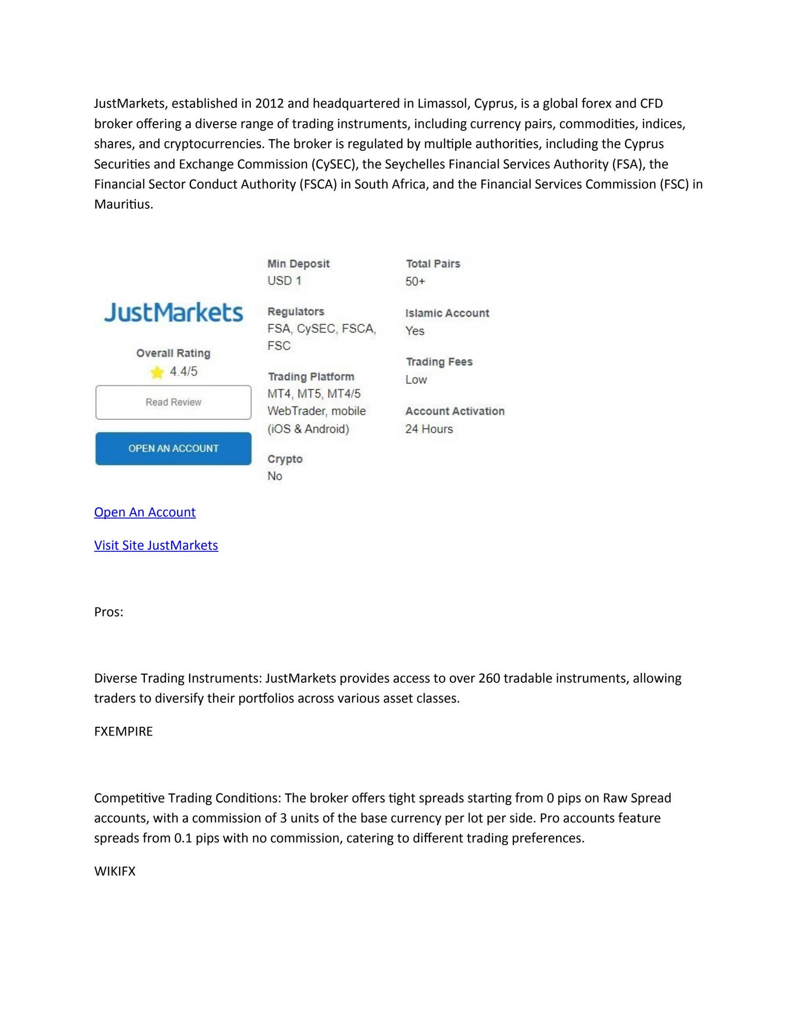 JustMarkets Broker Review by Review Forex Broker - Issuu