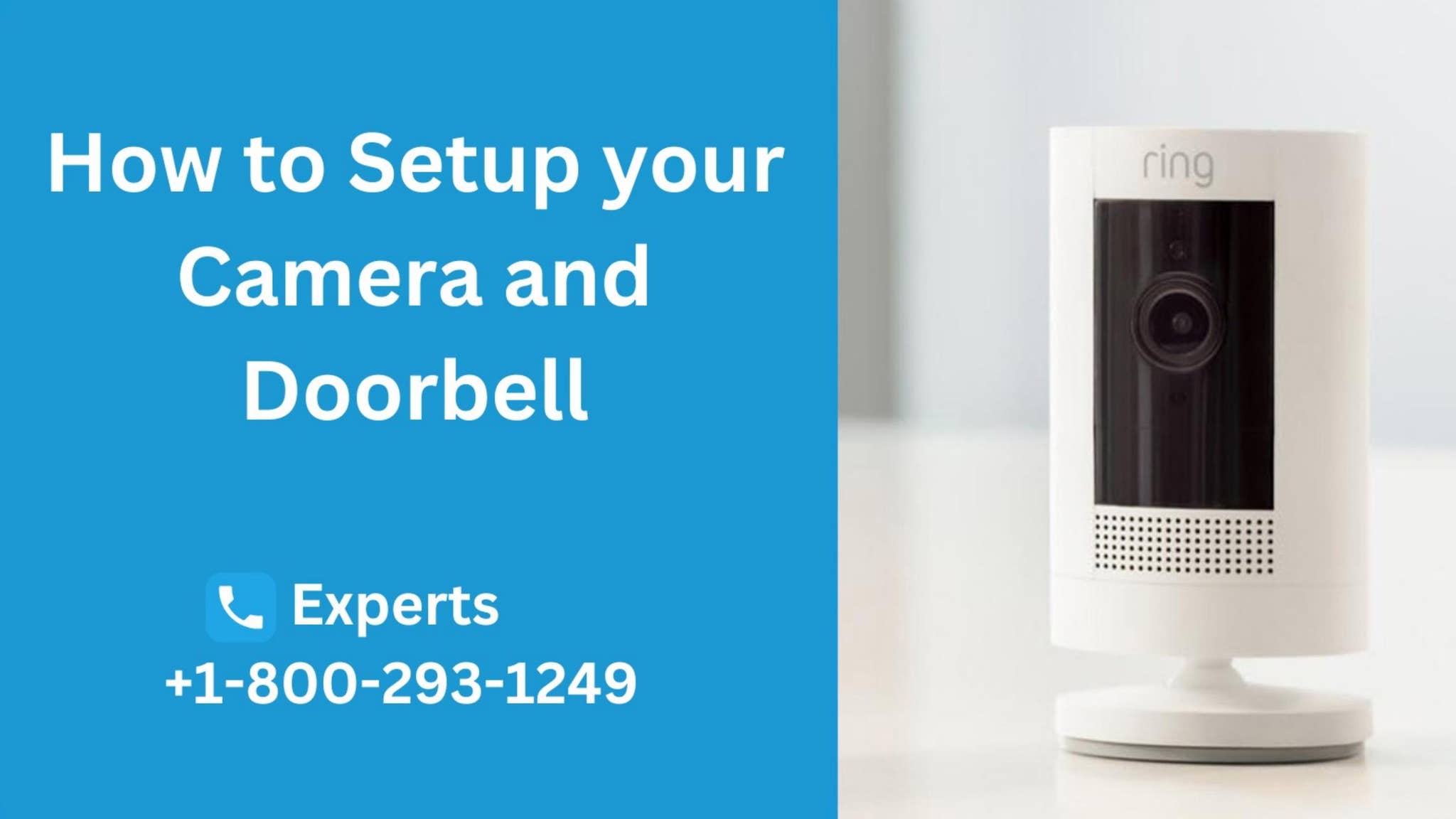 How to Set Up Your Ring Camera and Doorbell | +1-800-293-1249 by Ring ...
