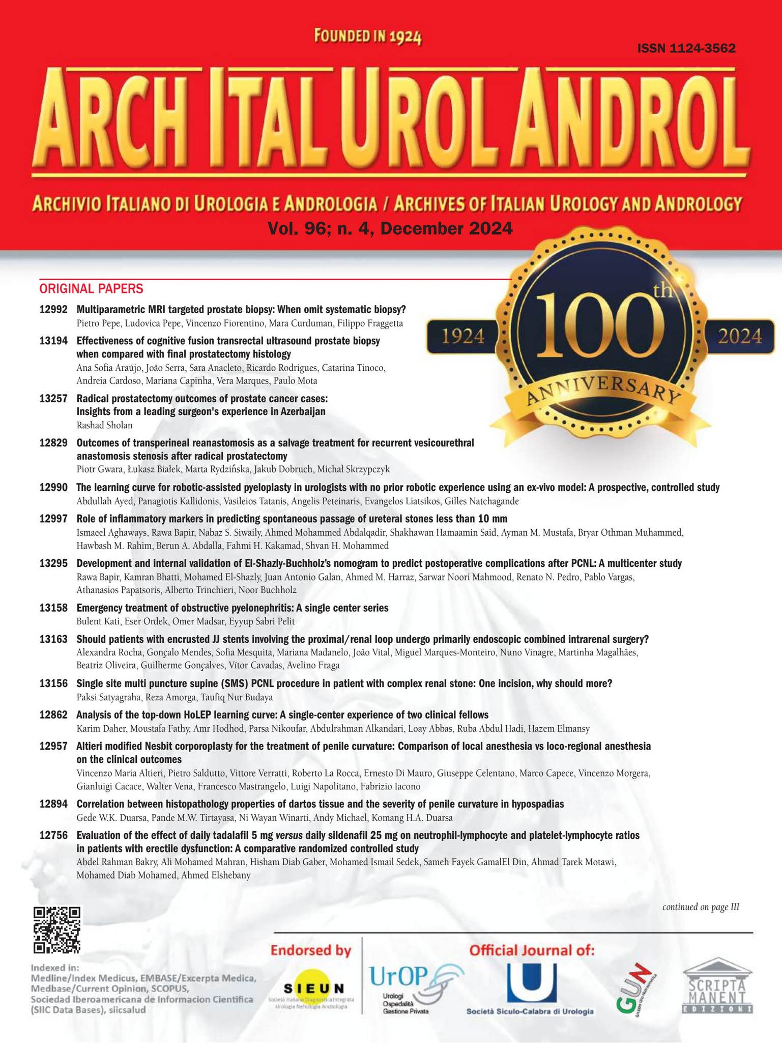 Archivio Italiano di Urologia 4_2024 by Edizioni Scripta Manent 
