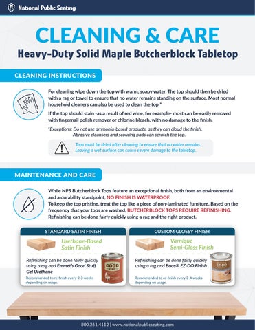 NPS Butcherblock 桌 产品集 第 12 页