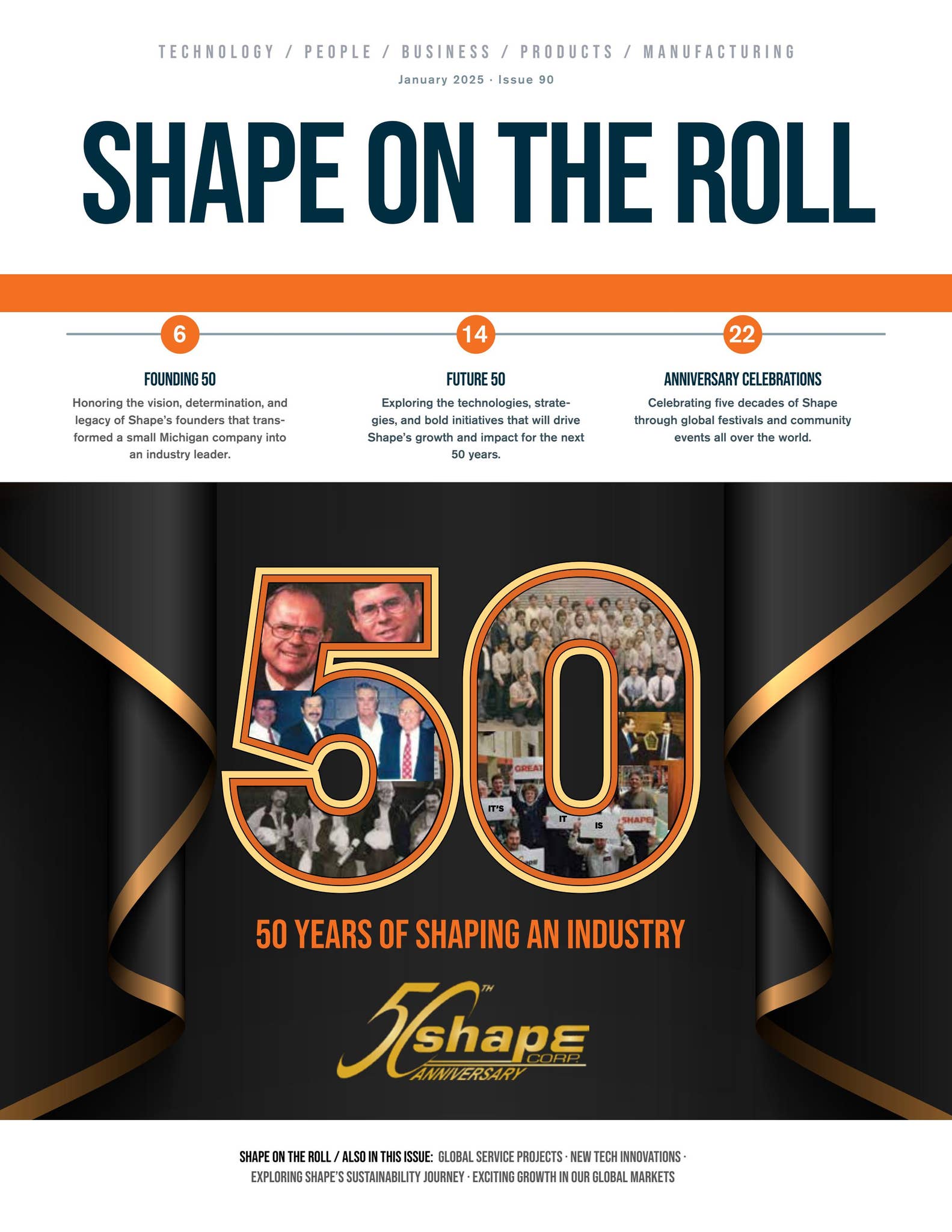 Shape on the Roll - 50th Anniversary Edition by shapecorp - Issuu