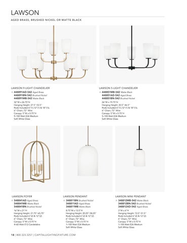 capitallighting Homeplace 灯饰目录 2025 第 18 页