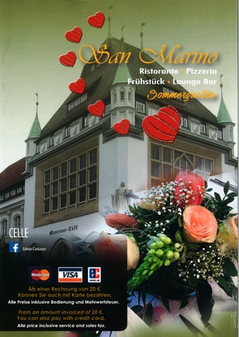 San Marino Celle - Speisekarte