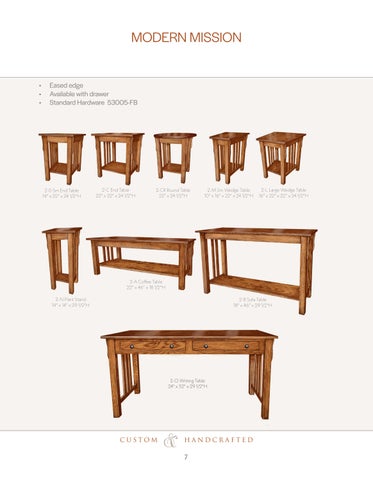 2024 Weavers 定制 Finishing 家具目录 第 10 页