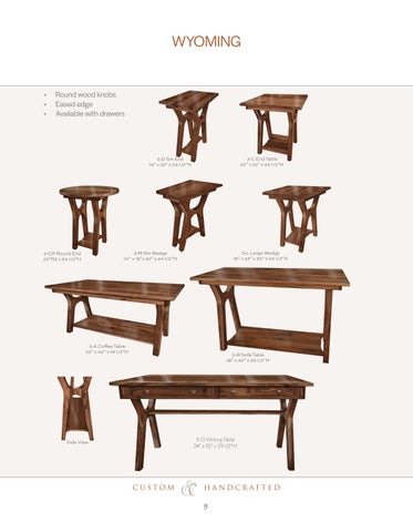 2024 Weavers 定制 Finishing 家具目录 第 12 页