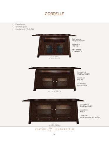 2024 Weavers 定制 Finishing 家具目录 第 19 页
