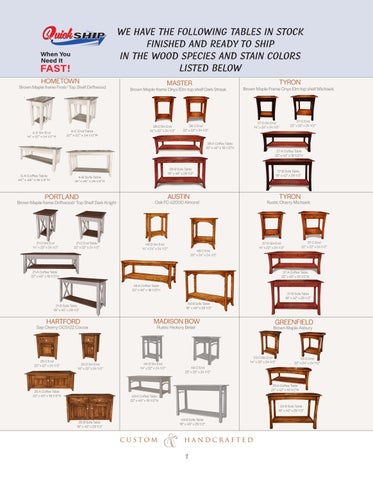2024 Weavers 定制 Finishing 家具目录 第 4 页