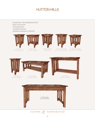 2024 Weavers 定制 Finishing 家具目录 第 8 页