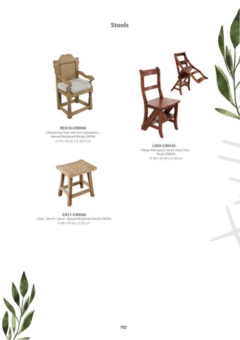 Legacy Home 家具目录 · Chairs and Benches 第 11 页