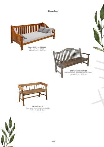 Legacy Home 家具目录 · Chairs and Benches 第 15 页