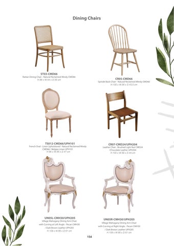 Legacy Home 家具目录 · Chairs and Benches 第 3 页