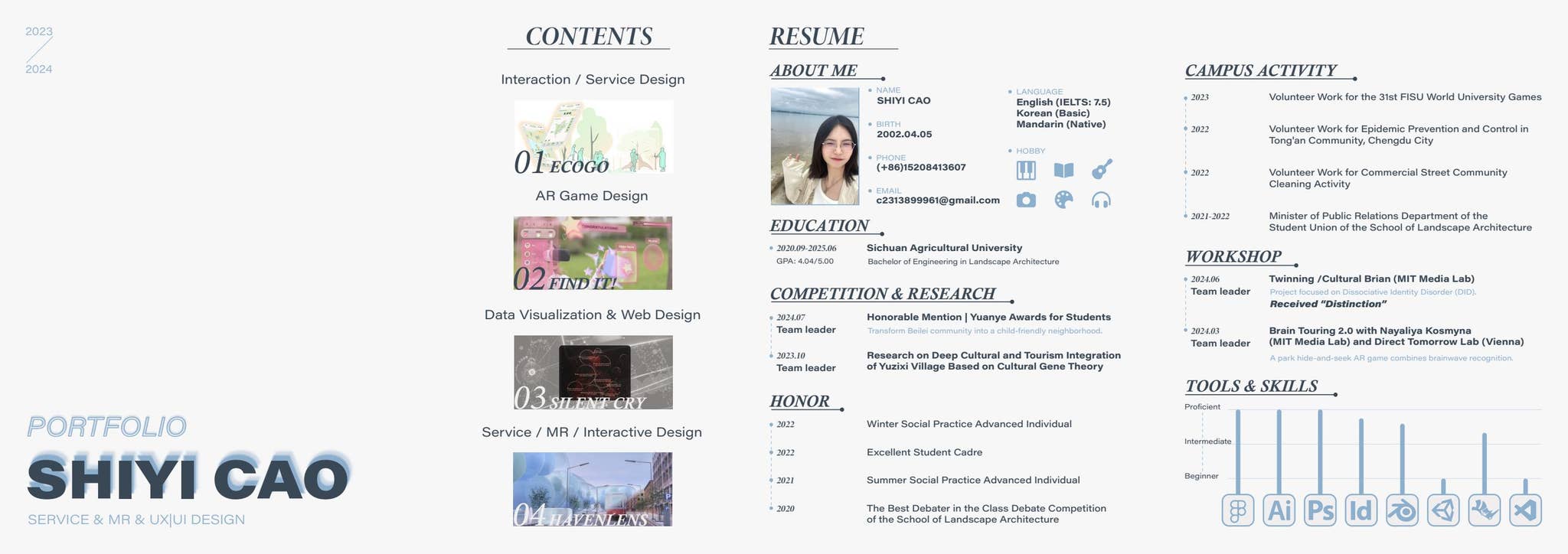 PORTFOLIO of SHIYI CAO by Kathryn Cao - Issuu