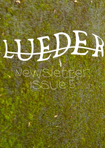 Lueder Newsletter Issue 5  